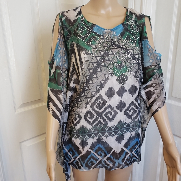 Beaded Batwing Top - Picture 2 of 11